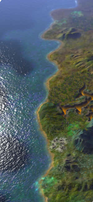 iPhone XS《文明：超越地球》背景 — 荣耀Play 80 壁紙