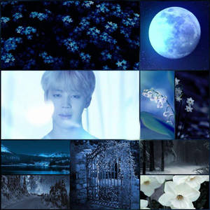 Jimin BTS 美學夢幻月亮 — BTS 美學 壁紙
