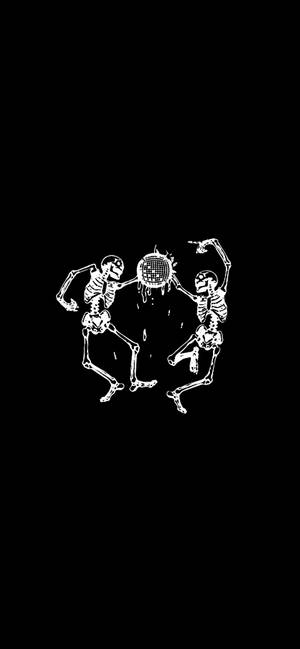 Joji 歌曲骷髏剪貼藝術桌布 — iPhone 16 壁紙