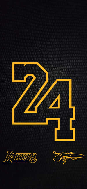 Kobe Bryant 24號標誌 — Galaxy S25 Ultra 壁紙