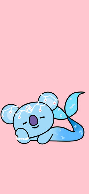 Koya BT21 粉丝艺术作品壁纸 — iPhone 16e 壁紙