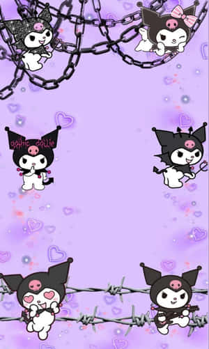 Kuromi iPhone — 三麗鷗 GIF 壁紙