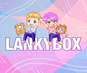 LankyBox 動畫亞當與賈斯汀絨毛玩偶 — 可爱卡通 壁紙