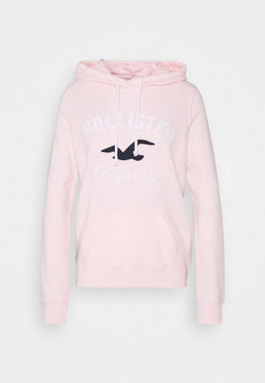 淺粉紅 Hollister 連帽外套桌布 — 低对比度 壁紙