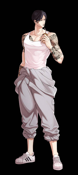 Lookism 燒傷拳頭 Vasco 桌布 — iPhone 11 Pro 壁紙