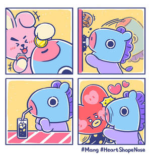 Mang Bt21 漫畫桌布 — Galaxy Z Flip7 FE 壁紙