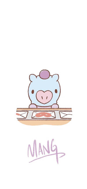Mang Bt21 艺术作品壁纸 — iPhone 18 Pro Max 壁紙