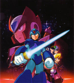 Mega Man Xtreme 2 遊戲海報桌布 — Tecno Phantom V Fold2 壁紙