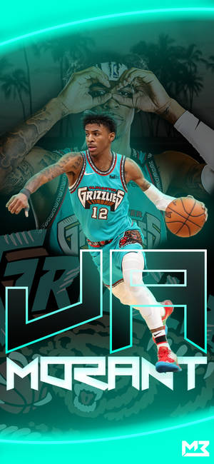 Memphis Grizzlies Ja Morant 海報桌布 — ROG Phone 9 FE 壁紙