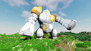 Minecraft 中的雷吉洛克 — Minecraft 壁紙