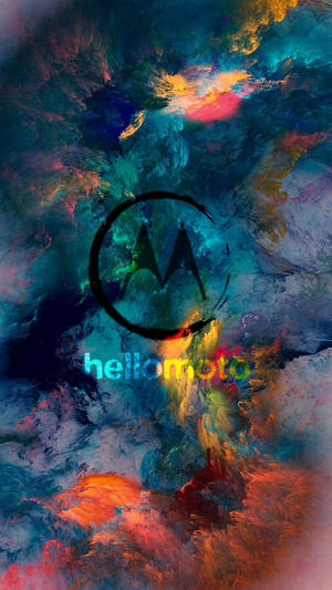 Motorola 多彩云朵艺术 — 摩托罗拉 壁紙