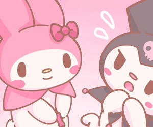 My Melody Kuromi 桌面背景圖片