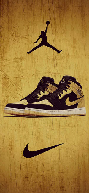 Nike Air Jordan 花粉桌布 — iPhone 15 壁紙