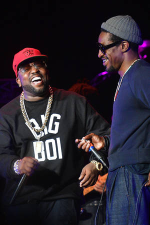 Outkast 的 Big Boi 與 Andrei 3000 快樂舞台表演 — 华为MatePad Air (2026) 壁紙