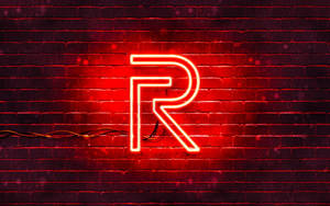 Realme 标志霓虹灯红色 — 霓虹红 壁紙