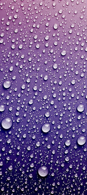 Samsung S21 Ultra 紫色水滴壁纸 — Pixel 9 壁紙