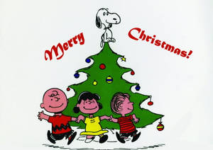 Snoopy 聖誕樹頂桌布