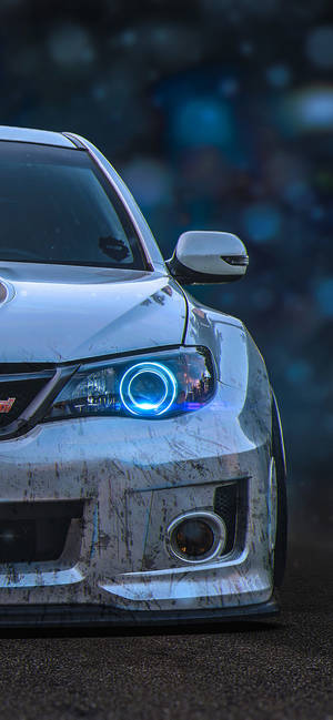 Subaru Impreza 客製化保險桿桌布 — iPhone 14 壁紙