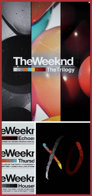 The Weeknd 三部曲拼贴壁纸 — iPhone 18 Pro 壁紙