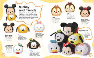 Tsum Tsum 米奇與朋友們桌布 — 低饱和度 壁紙