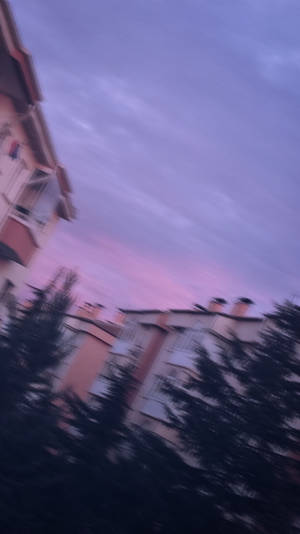 Tumblr 美學朦朧紫色天空桌布 — Tumblr 美學 壁紙