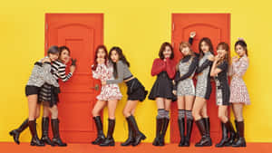 Twice K-pop 樂團的迷人時刻 — 트와이스 壁紙