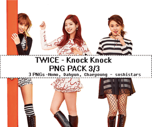 Twice Knock Knock PNG 素材包