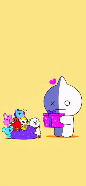 Van BT21 送礼壁纸 — 1290x2796 壁紙