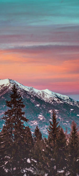 Vivo V20 阿尔卑斯山背景 — Infinix Zero 40 壁紙