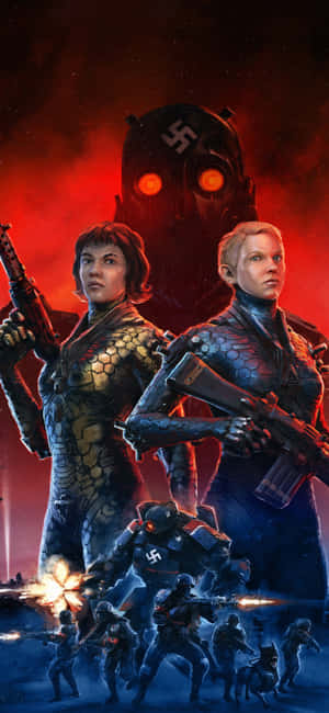 iPhone Xs Wolfenstein II 背景 — Realme C83 壁紙