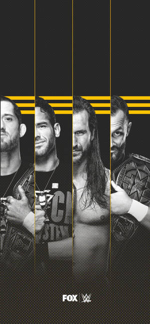 WWE Nxt 超级巨星黑白壁纸 — iPhone 14 Pro 壁紙