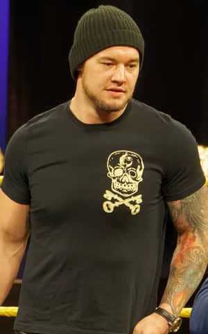 WWE 摔跤手 Baron Corbin 肖像 — Moto Pad 60 Lite 壁紙