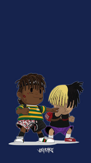 XXXTentacion 與 Juice Wrld 動漫 — 动漫情侣 壁紙