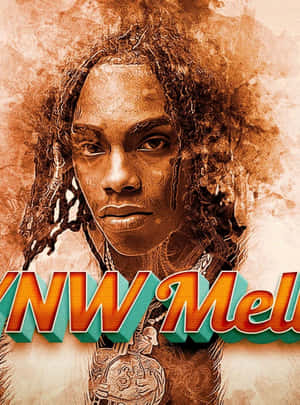 YNW Melly 動畫插圖 — Kindle 壁紙