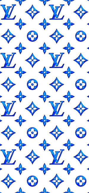 Louis Vuitton 藍 — 小米17 壁紙