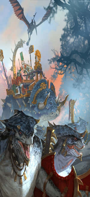 iPhone X Total War Warhammer 背景 — 暮光 壁紙