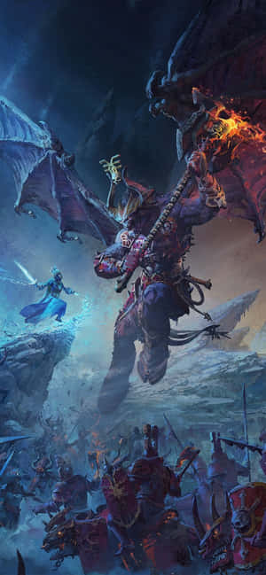 iPhone X Total War Warhammer 背景 — Pixel 7 壁紙