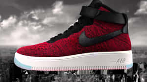 Nike Af1 — 暗红色 壁紙