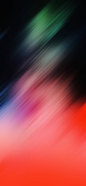 iPhone XR抽象模糊紅綠火焰射線桌布 — iPhone Xr 壁紙