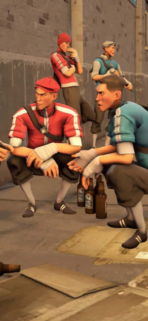 iPhone XS Team Fortress 2 背景 — Realme 壁紙