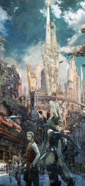 Final Fantasy iPhone — 银河 A37 壁紙