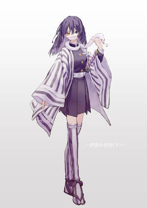 伊黑小芭内女性版本壁纸 — IQOO Pad5c 壁紙