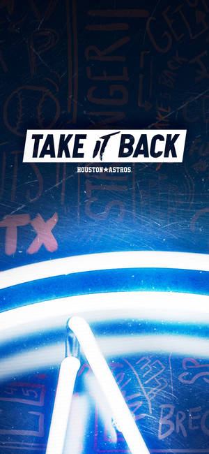 休斯顿太空人队 take it back 壁纸 — iPhone 14 Pro 壁紙