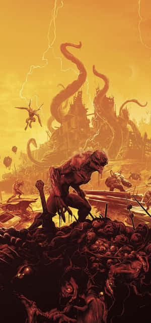 DOOM Eternal iPhone — iPhone 12 Pro 壁紙