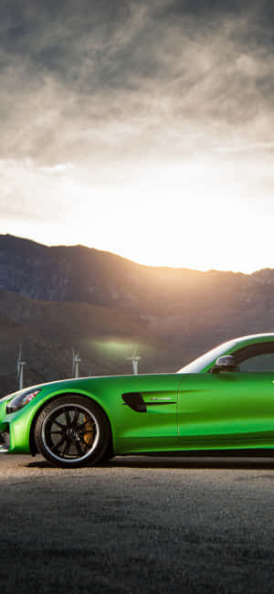 Android AMG GT-R 背景 — iPhone 12 Pro 壁紙