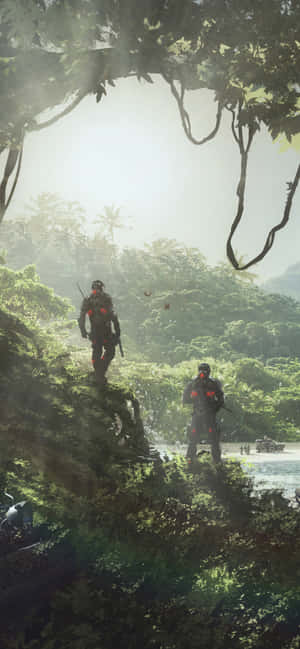 iPhone XS Max 末日之戰背景 — Galaxy F70e 壁紙