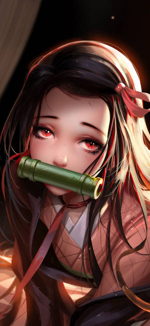 Nezuko iPhone — 银河 A07 壁紙