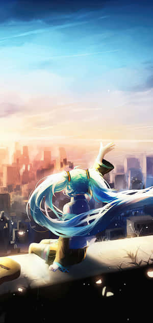 初音未來手機 — Oppo Find X8s 壁紙
