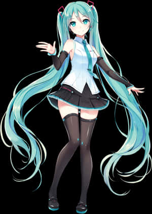 永恒大师初音未来，高清PNG下载