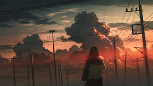 動漫夕陽